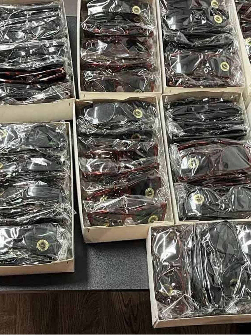 Classic Black and Brown Sun Glasses - Lightweight Everyday Wear. 6 black 6 brown